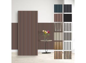 4255703120111 - Lamellen Akustikpaneele 083 m² flexible Wandpaneele 1385x60cm mdf Wandverkleidung schalldämmend Mauve - AP03 1 Paneel - 083m² - Rot - Hexim