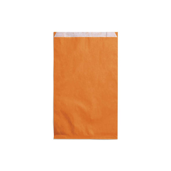 4255704302646 - Faltenbeutel Kraftpapier 50g orange 150x210x40mm 4255704302646 1FFFB009015 100 Stück