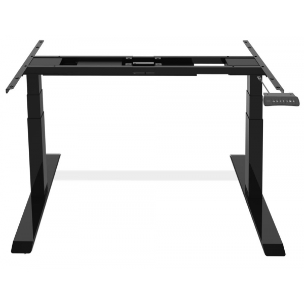 4255704315820 - Schreibtischgestell Flex Modul elektrisch höhenverstellbar 58-123cm (H) 120-240x205mm (BxT) T-Fuß-Gestell schwarz 425570431