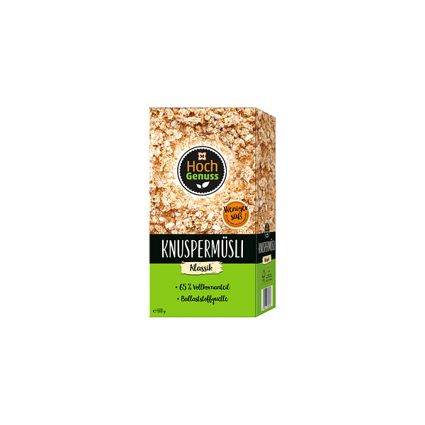 4255704325980 - Knusper Klassik zuckerreduziert Müsli 6000 g 4255704325980 600 Gramm