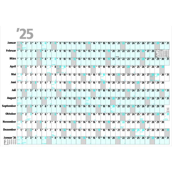 4255704327601 - Plakatkalender PK13 Expert 13 Monate   1 Seite 98x685cm 2025 4255704327601 Bühner