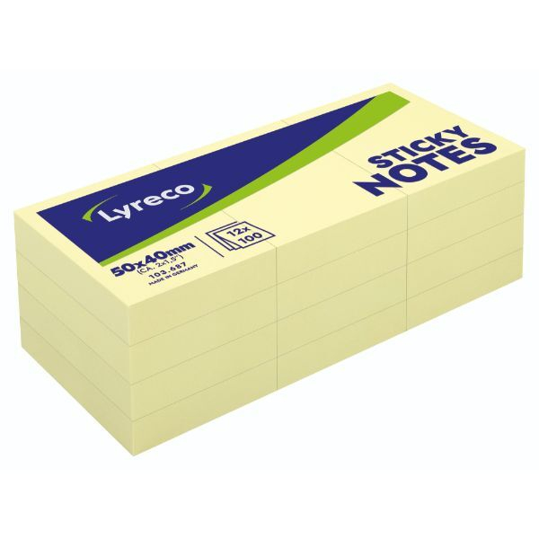 4255704328622 - Haftnotizen 7000081357 40x50mm gelb rechteckig 4255704328622 12 Stück