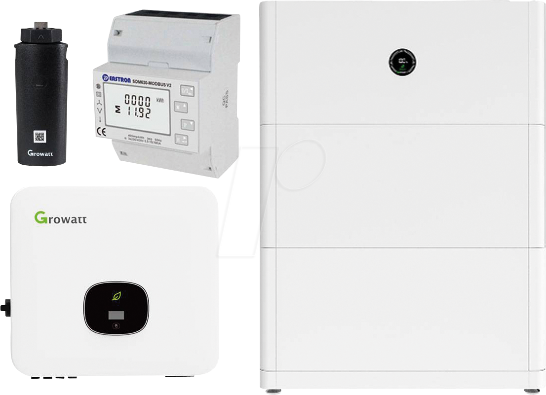 4255704401370 - Growatt - mod 9KTL3-XH2 0% MwSt §12 iii UstG 9kW Hybrid Wechselrichter mit 10kWh Solarspeicher-Set