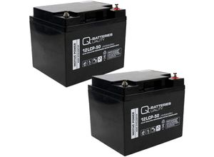 4255704404388 - Quality Batteries - Ersatzakku für Casacare Strider Midi 4 Plus Scooter 24V 2 x 12V 50Ah