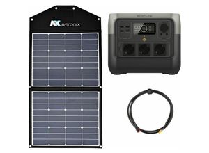 4255704408461 - Ecoflow - River 2 0% MwSt §12 iii UstG Pro 768Wh Portable Powerstation mit 90W Solarmodul