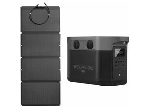 4255704408546 - Ecoflow - Delta Max 0% MwSt §12 iii UstG 1600 1612Wh Portable Powerstation mit 160W Solarmodul