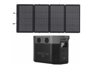 4255704408560 - Ecoflow - Delta Max 0% MwSt §12 iii UstG 1600 1612Wh Portable Powerstation mit 220W Solarmodul