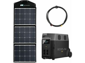 4255704408805 - Ecoflow - Delta Pro 0% MwSt §12 iii UstG 3600Wh Portable Powerstation mit 135W Solarmodul