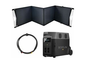 4255704408836 - Ecoflow - Delta Pro 0% MwSt §12 iii UstG 3600Wh Portable Powerstation mit 200W Solarpanel mit usb Anschluss