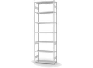 4255713432952 - Proregal-qualitätsregale Made In Germany - Fachbodenregal Stecksystem T-Profil Grundregal HxBxT 300x100x40cm 7 Ebenen Fachlast 225 kg Beidseitig