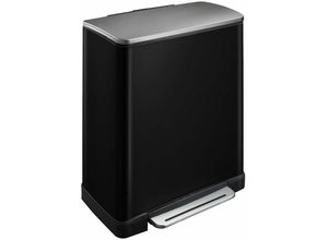 4255713447420 - Proregal-betriebsausstattung Zum Besten Preis - Stilvoller rechteckiger Treteimer mit extra breitem Pedal 50 Liter HxBxT 65x50x345cm Schwarz 4255713447420 - Proregal-betriebsausstattung Zum Besten Preis - Stilvoller rechteckiger Treteimer mit extra breitem Pedal 50 Liter HxBxT 65x50x345cm Schwarz