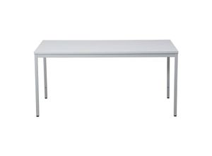 4255713449998 - Proregal-betriebsausstattung Für Profis - proregal Schreibtisch Bear HxBxT 75x180x80 cm Grau Rechteckig Quadratfüße Lackiert - Grau