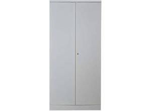 4255713450437 - PROREGAL Flügeltürenschrank Donkey 4 Fachböden Cyberlock Ohne Griff HxBxT 195x92x42 cm Weiß Lackiert - Weiß