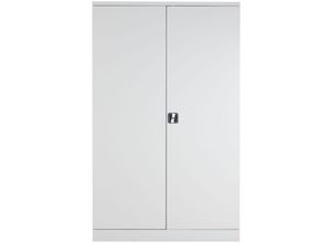 4255713450499 - Proregal-betriebsausstattung Für Profis - proregal Flügeltürenschrank Ferret 4 Fachböden verstärkt Eurolock Griff HxBxT 195x120x50 cm Grau Verzinkt