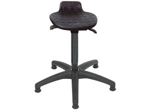 4255713454244 - Proregal-individuelle Büro-&betriebsausstattung - Stehhilfe Orlando Sitzhöhe 55-81cm ø 63cm Tragfähigkeit 110kg Polyurethane-Sitz Kunststoff-Fußkreuz