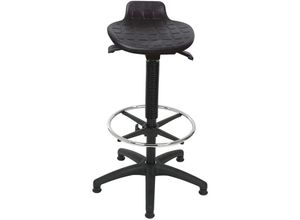 4255713454251 - Proregal-individuelle Büro-&betriebsausstattung - Stehhilfe Orlando Sitzhöhe 55-81cm ø 63cm Tragfähigkeit 110kg Polyurethane-Sitz Kunststoff-Fußkreuz