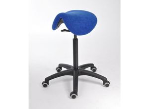 4255713454435 - Proregal-individuelle Büro-&betriebsausstattung - Sattelhocker Lexington mit Sitzneige Sitzhöhe 49-68cm ø 63cm Tragfähigkeit 110kg Polstersitze