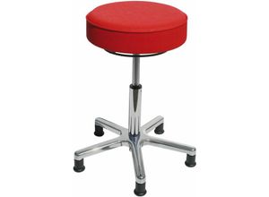 4255713455128 - Proregal-individuelle Büro-&betriebsausstattung - Drehhocker Indianapolis Sitzhöhe 46-59cm ø 53cm Tragfähigkeit 110kg Kunstleder-Sitz