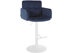 4255716301873 - Barhocker Los Angeles Samt Höhenverstellbarer Barstuhl Mit Drehbarem Sitz Bistrohocker Mit Metallgestell Und Fußstütze 4255716301873 - Barhocker Los Angeles Samt Höhenverstellbarer Barstuhl Mit Drehbarem Sitz Bistrohocker Mit Metallgestell Und Fußstütze