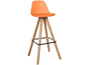 4255716305338 - Barhocker Corbin Kunstleder-Bezug Square I Holz-Gestell