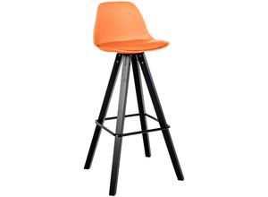 4255716305413 - Barhocker Corbin Kunstleder-Bezug Square I Holz-Gestell