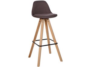 4255716305598 - Barhocker modern Corbin Square gepolstert mit Rückenlehne Holzgestell Buche Fußstütze Tresenhocker für Küche und Hausbar 4255716305598 - Barhocker modern Corbin Square gepolstert mit Rückenlehne Holzgestell Buche Fußstütze Tresenhocker für Küche und Hausbar