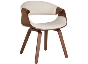 4255716323912 - Esszimmerstuhl Foley I Mit Armlehne Und Holzgestell I Küchenstuhl Und Wohnzimmerstuhl