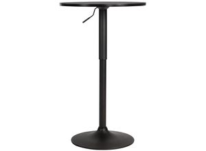 4255716324032 - Stehtisch Lamoni höhenverstellbar drehbar mit Metallgestell I Bistrotisch für Bar & Events I Tischplatte Ø 60 cm I Ideal mit Hussen & Deko