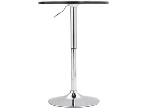 4255716324070 - Stehtisch Lamoni höhenverstellbar drehbar mit Metallgestell I Bistrotisch für Bar & Events I Tischplatte Ø 60 cm I Ideal mit Hussen & Deko