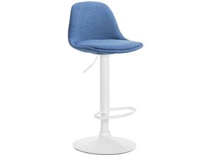 4255716333195 - - Barhocker Kiel Stoff weiß blau