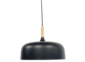 4255719601352 - Moderne LED-Hängeleuchte in schwarz runde Form aus Eisen E27-Fassung IP20 Ø30 cm