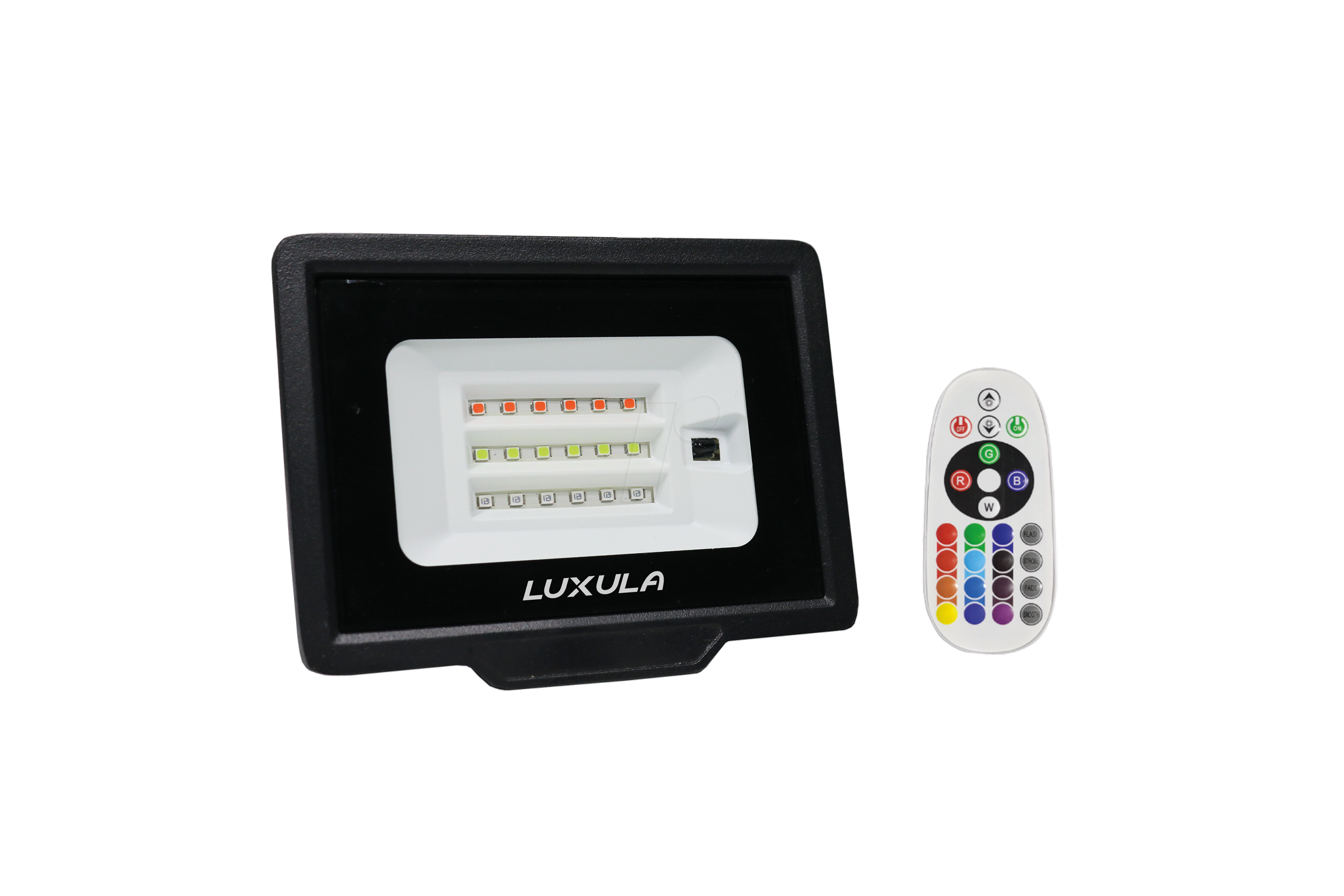 4255719601833 - LX400181 - RGB-Fluter 20 W IP65 RGBW Fernbedienung