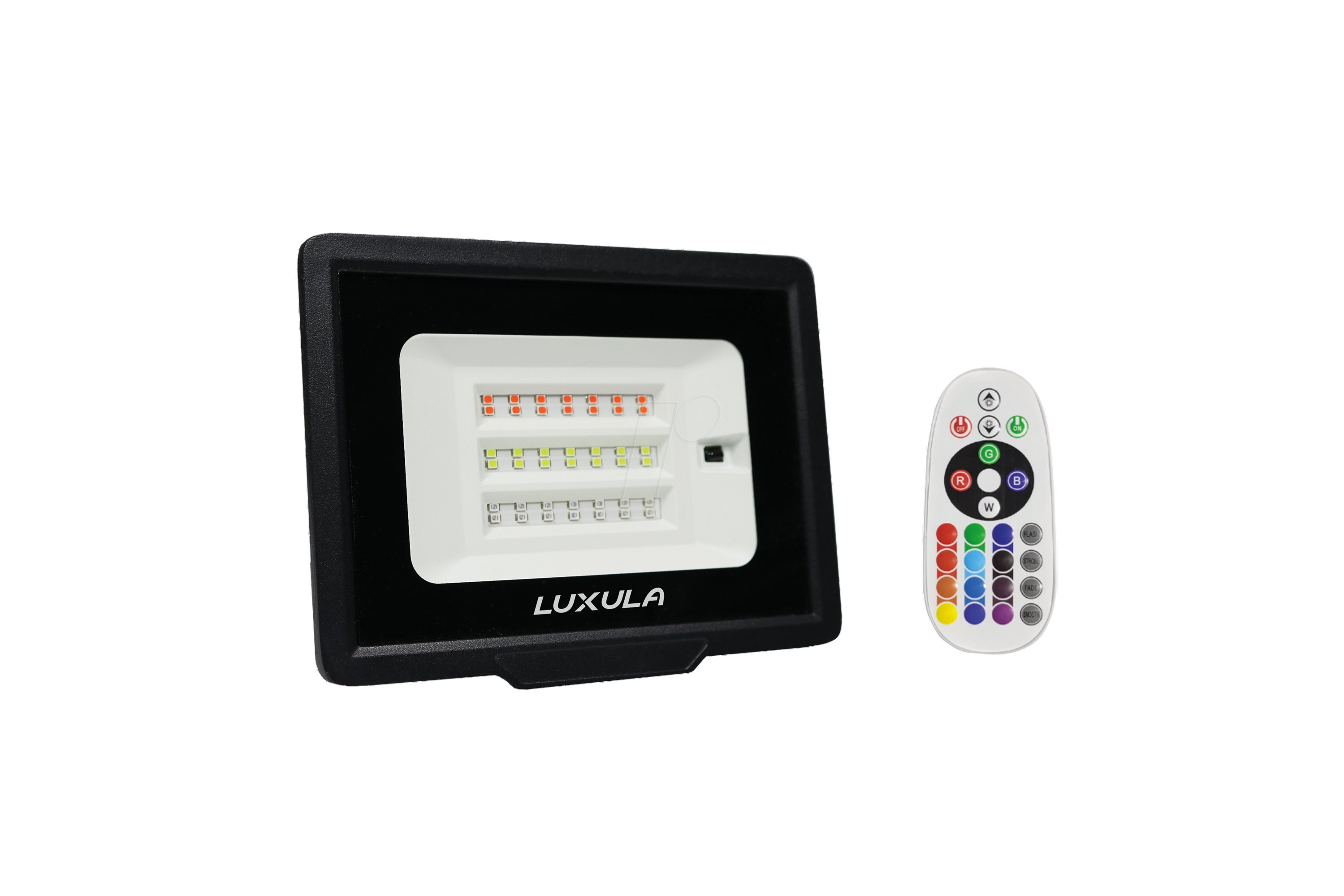 4255719601840 - LX400182 - RGB-Fluter 30 W IP65 RGBW Fernbedienung