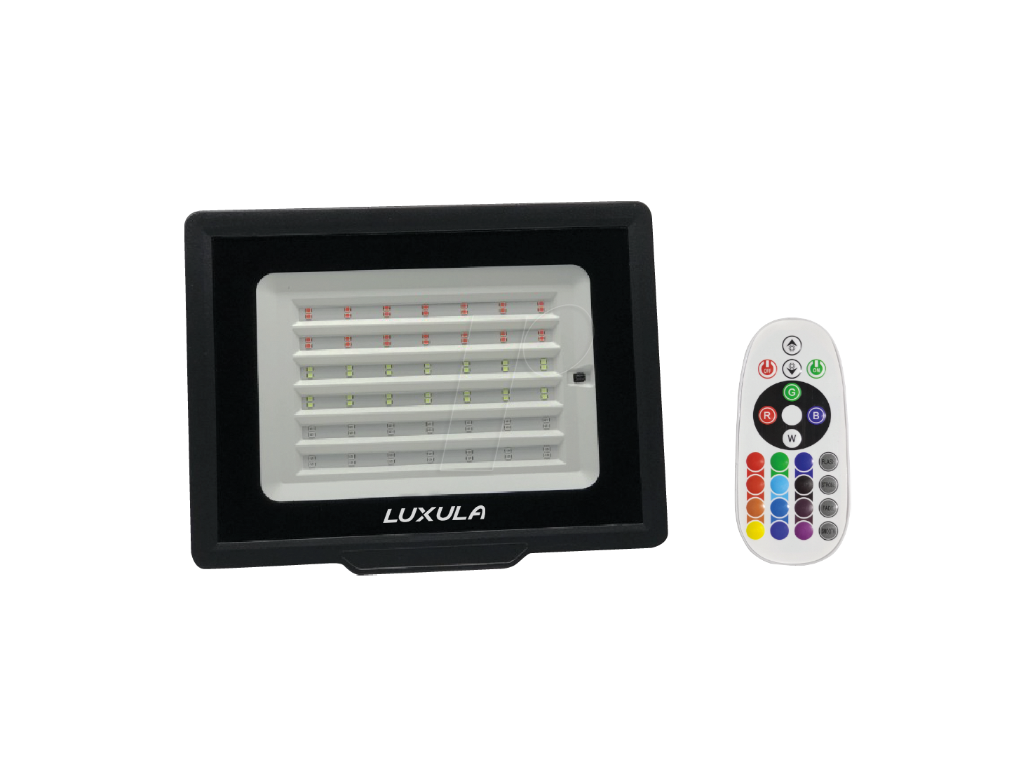 4255719601864 - LX400184 - RGB-Fluter 100 W IP65 RGBW Fernbedienung