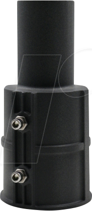 4255719601888 - ELED 900303 - Straßenleuchten Adapter 80 zu 60 mm in schwarz fix