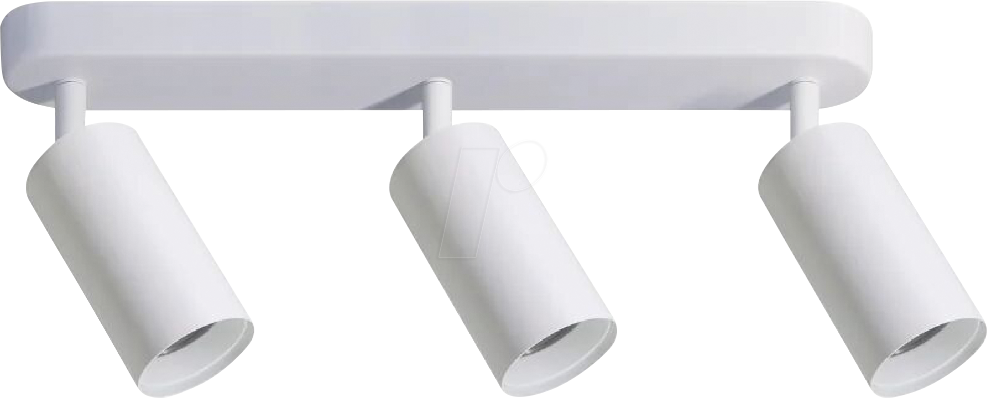 4255719604957 - LX-300225 - Schwenkbarer LED Aufbauspot GU10 3-flammig weiß IP20