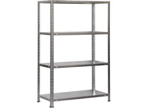 4255750425634 - Proregal-zertifizierte Qualitätsprodukte - proregal Schraubregal panda mid HxBxT 150x90x40cm Verzinkt - Verzinkt