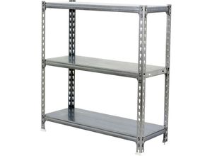 4255750430249 - Proregal-zertifizierte Qualitätsprodukte - proregal Schwerlastregal baby metal shark 90x80x30cm Verzinkt - Verzinkt