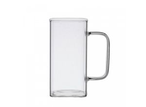 4255763709110 - Latte-Macchiato-Glas Square 2er Set Henkelglas Cocktail 350 ml Heißgetränke Kaffeeglas