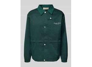 4255773314199 - Oversized Jacke mit Label-Stitching