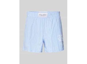 4255773318227 - Regular Fit Pyjama-Shorts mit Label-Print 4255773318227 - Regular Fit Pyjama-Shorts mit Label-Print