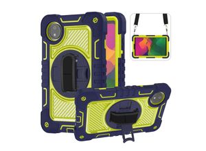 4255785133160 - Für Xiaomi Redmi Pad SE 87 360 Grad Rotation Hybrid PC Hülle Blau