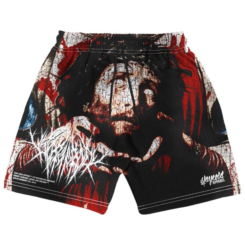 4255788308572 - Baptized In Blood - Shorts Black Short multicolor in XL