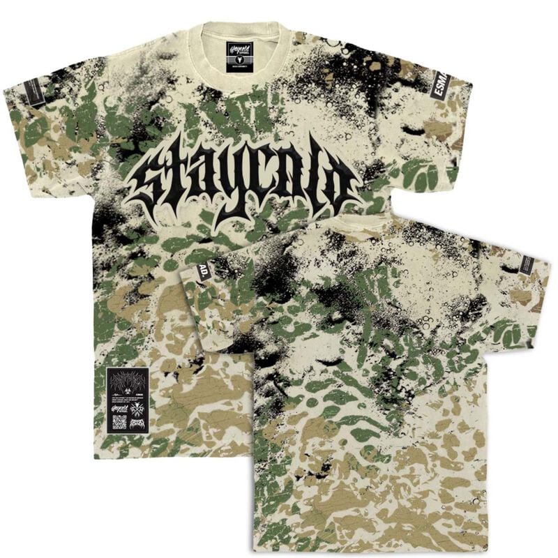 4255788308961 - Night Ops - Heavy Oversized T-Shirt (Sand Camo) 250GSM T-Shirt sandcamo in 3XL