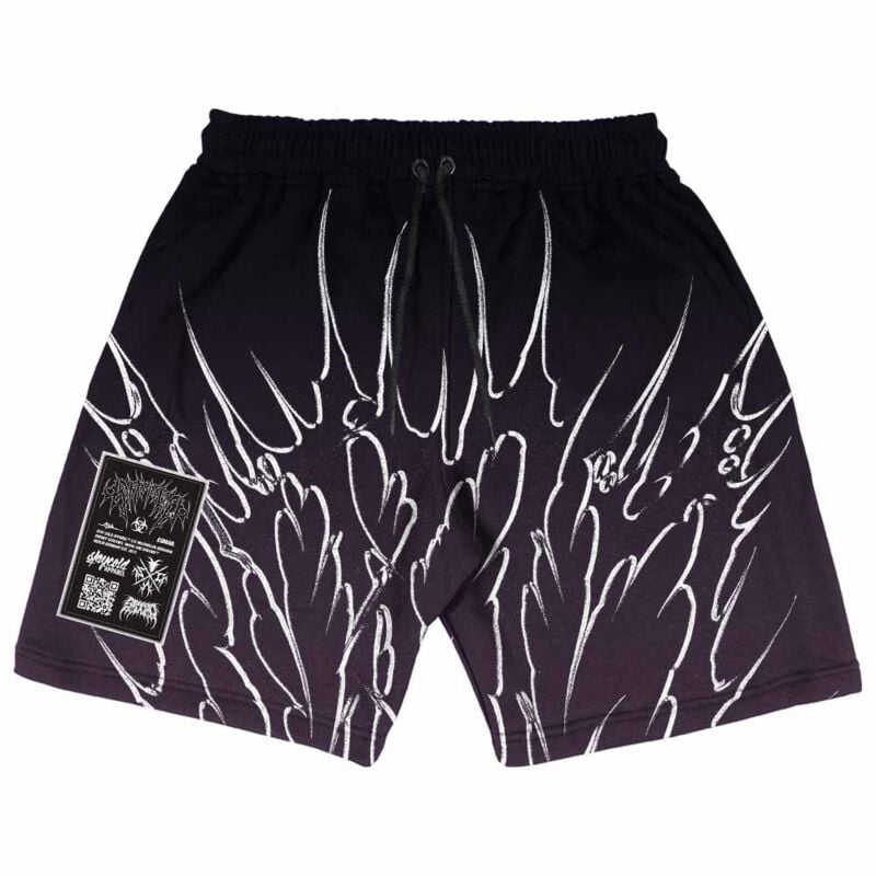 4255788309135 - Black Razor - Shorts Purple Short schwarz lila in XL