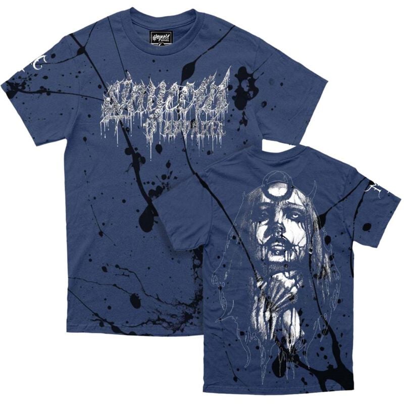 4255788309654 - Strangled - Customized Regular T-Shirt 200GSM T-Shirt violett in 3XL