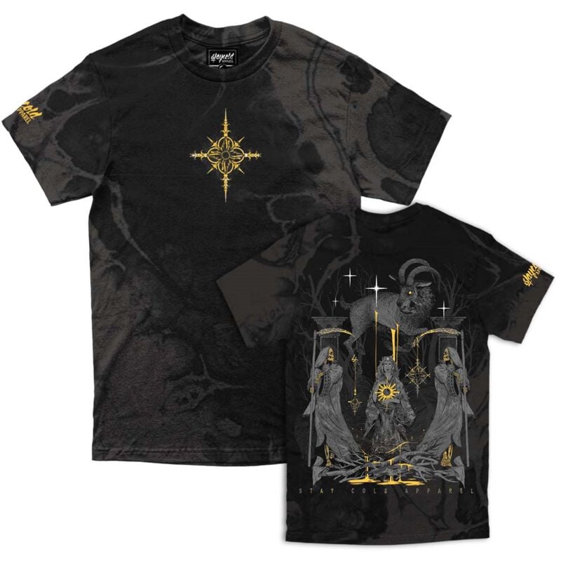 4255788309777 - Full Moon Ritual - Customized Regular T-Shirt 200 GSM T-Shirt schwarz in 3XL