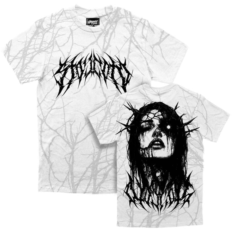 4255788310339 - Graveborn (white) - Regular T-Shirt (200GSM) T-Shirt weiß in 3XL