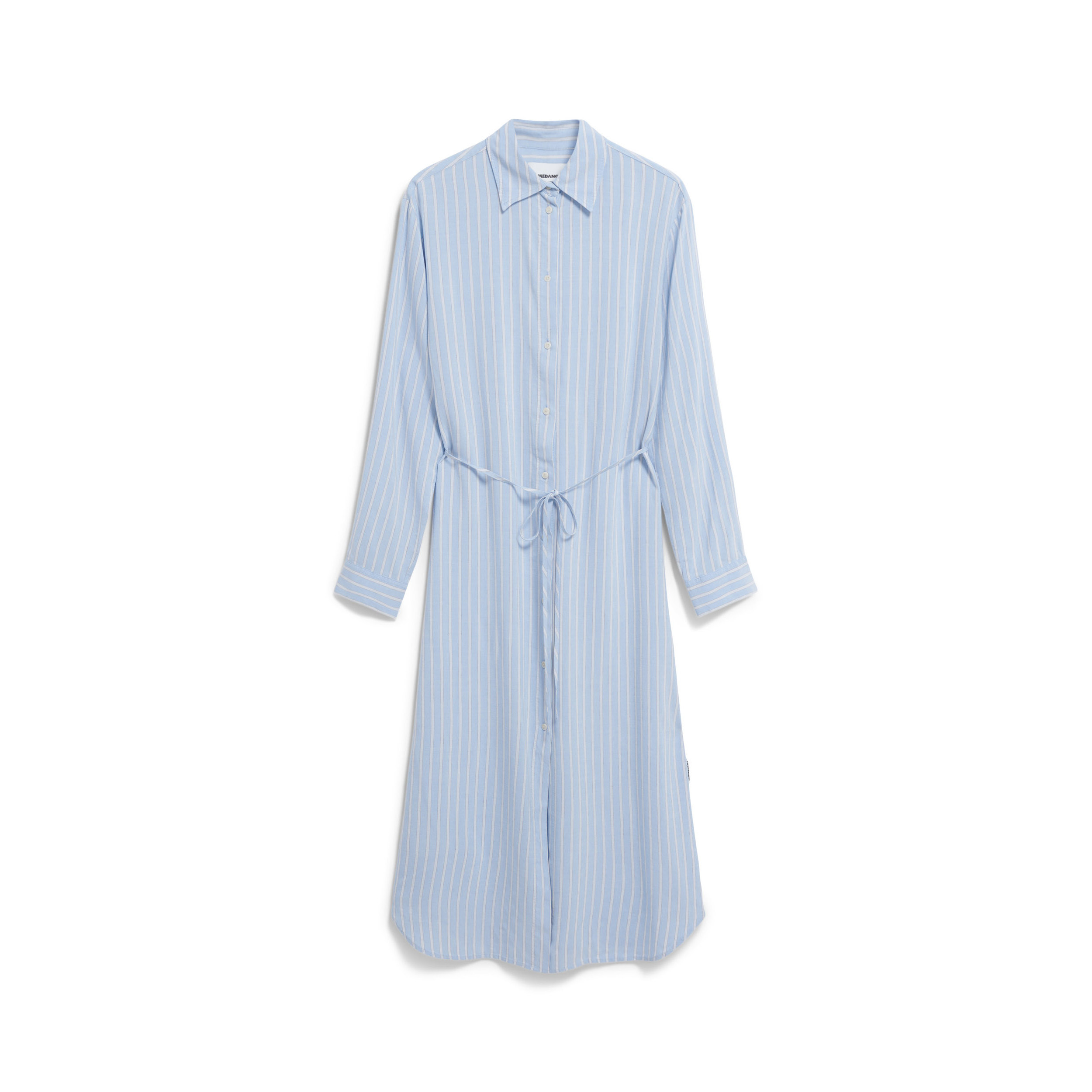 4255808102418 - Hemdkleid Damen Armedangels Mathaa Lino Stripes