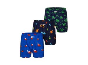 4255811618777 - Herren Boxer Motiv Print Mix 3er Pack